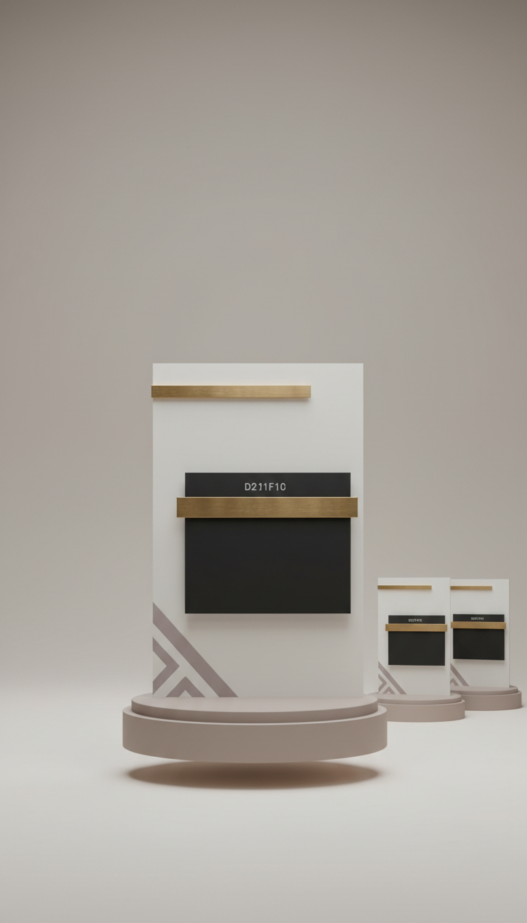Presentation template with bold typography