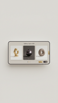 UI kit with metallic accents